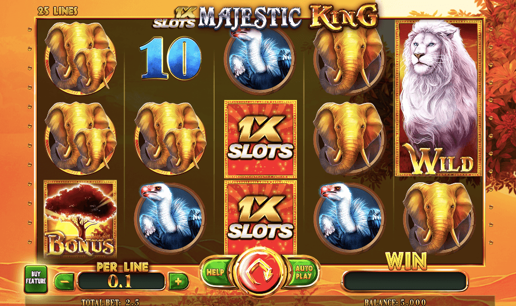 majestic king slot