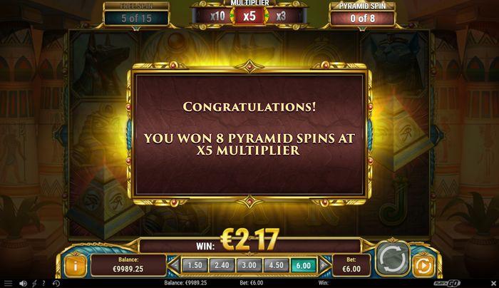 Erbe des ägyptischen Slots: Pyramidendrehungen