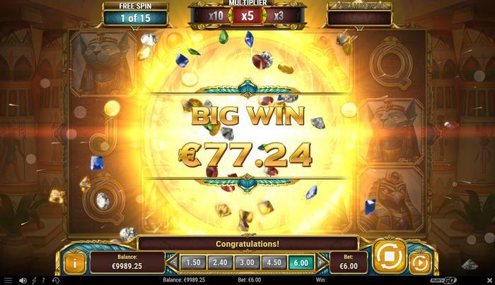 legacy of egypt slot: big win