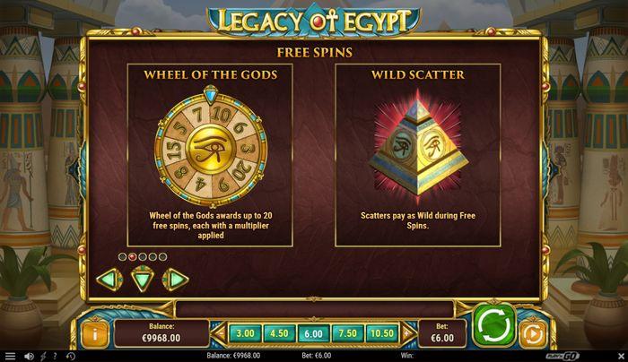 Legacy of Egypt: Wheel of the Gods