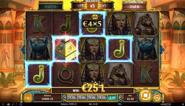 Legacy of Egypt slot: free spin combo