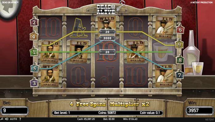 dead or alive slot