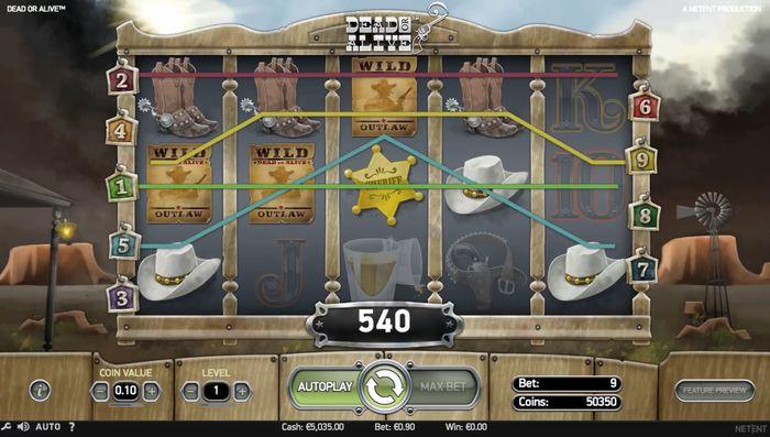 Dead or Alive-Slot von NetEnt